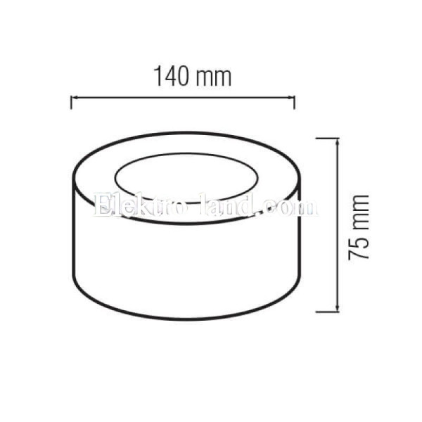 Накладной светильник LED 10W HOROZ SANDRA-10 4200K